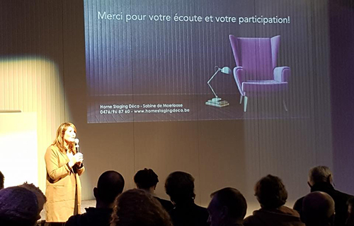 Home Staging Dco lors d'une confrence au salon Batireno